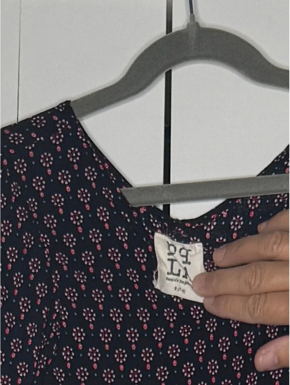 PPLA Girls Boho Border Print Dress Size 7/8